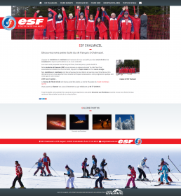 agence web école de ski