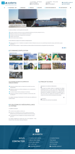 création site web JL Systems Roanne