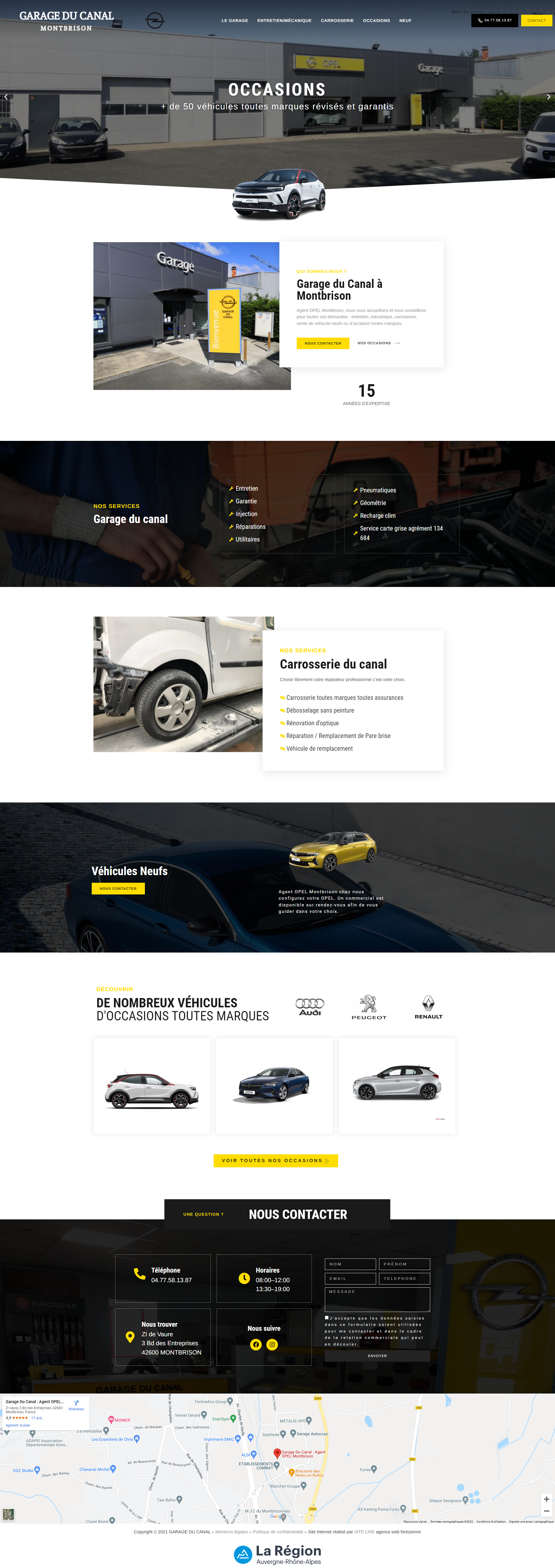 création site internet garage automobile