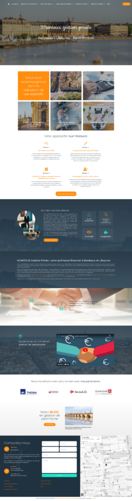 agence web creation site internet conseil gestion patrimoine