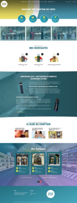 agence web création site e-commerce cigarettes electroniques à lyon et annecy