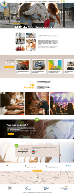 creation de site internet pour MJC, Montbrison, Loire