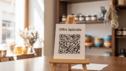 créer un QR code pour son commerce-siteline