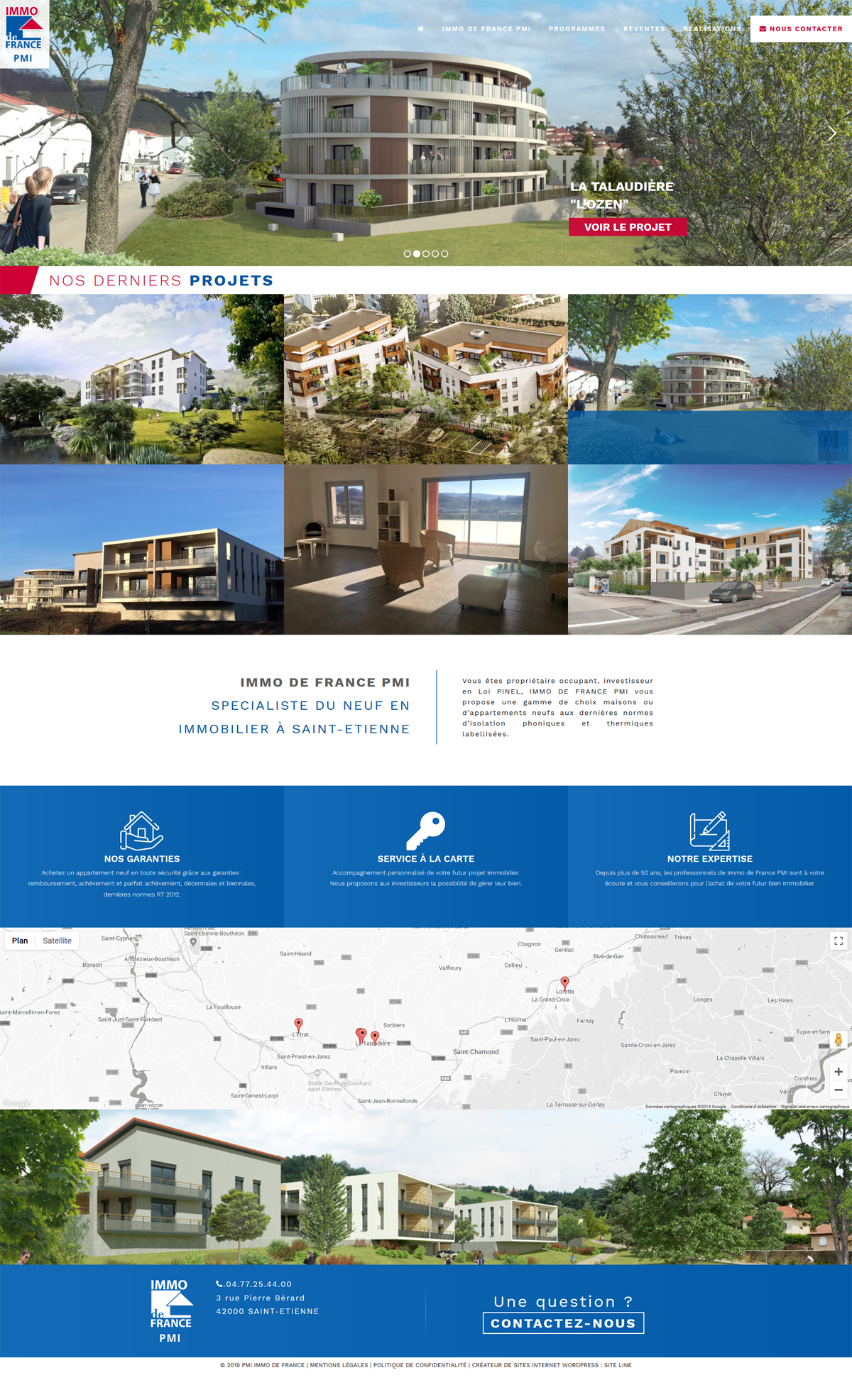 création site internet immobilier à saint-etienne