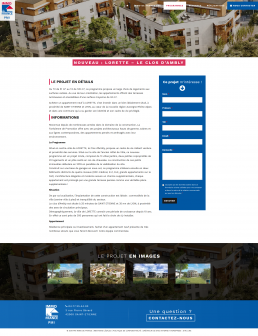 conception d'un site Internet d'immobilier à saint-etienne